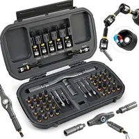 ELEAD 46-in-1 Magnetic Ratchet Screwdriver Set with 38 S2 Alloy Bits, Detachable Handle, Nut Driver & Storage Case, Tools and Gadgets for Adults’ DIY Home Improvement, Bicycle Maintenance