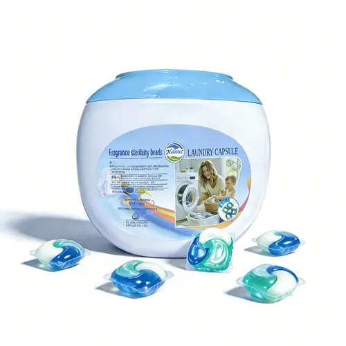 4-IN-1 Powerful Laundry Detergent Pods - 30 Pods per Tub, High Efficiency, Laundry Scent Booster, Extra Deodorizer, Strong Stain Lift, 1-Step Use Saves Prep Time, Travel-Ready, Water-Dissolvable, Universal for Washing Machines, Home/Travel Use