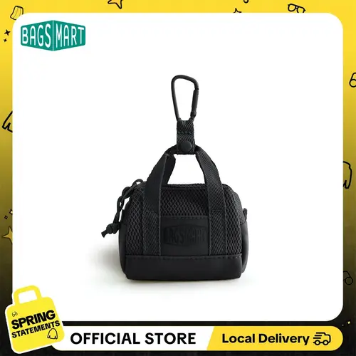 【New In】BAGSMART Reiki Mini Duffle bag Cute Keychain,Zipper for Key Card Lipstick Headset Cosmetics Bag sohochic tiktokshopstockup