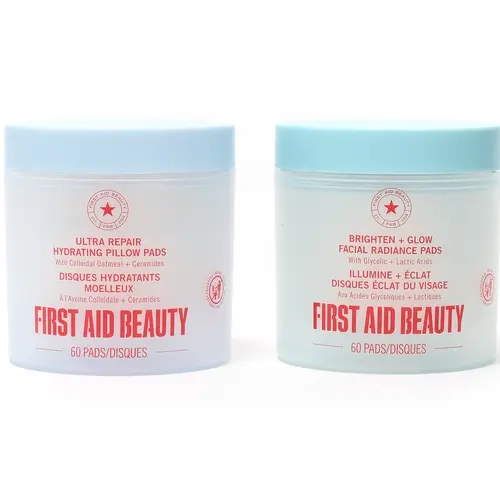 First Aid Beauty 60ct Facial Radiance + Pillow Pads Set