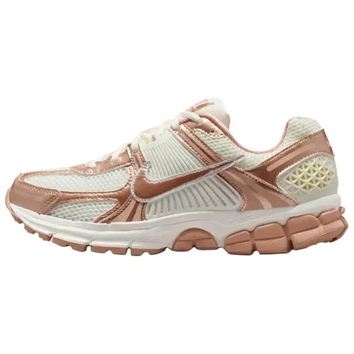 NIKE Women's Zoom Vomero 5 'Rose Gold' Running Shoes - Lightweight Breathable Mesh, Responsive Cushioning Lace-Up Trainers, Durable Casual Sneakers, Flat Walking Shoes for Casual Wear, Sneakers Casual