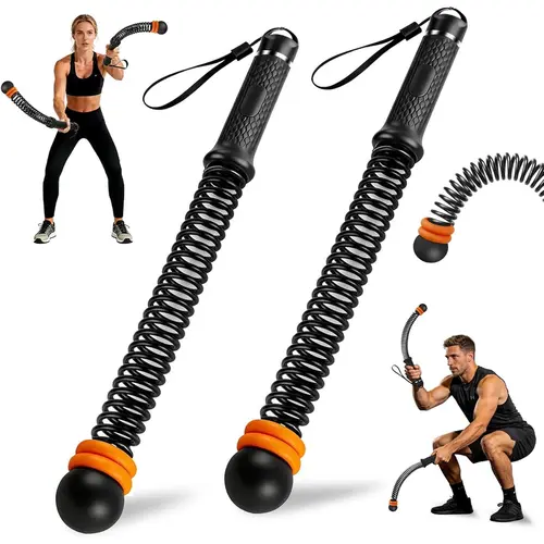 2026 New Upgrade Weighted Cordless Battle Ropes - Quiet Ropeless Strength Training Home Gym Kit, Compact Unisex Portable Fitness Equipment with Adjustable Weights & Rebound Spring for Indoor Workouts