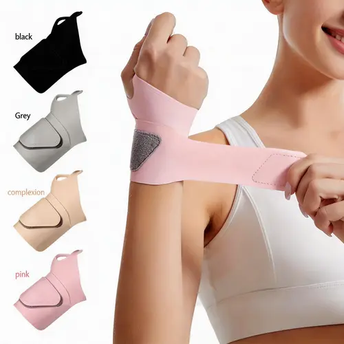 Unisex Nylon Ultra Fine Elastic Wrist Supports (4PCS) - Wristbands, Lightweight, Easy to Wear, Adjustable, Durable, Fatigue Relief, Prop 65 Safe, All Ages Fit, Ideal for Housework, Fashion Apparel, Wrist Protection (Not for High-Intensity Sports)