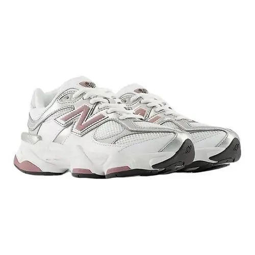 New Balance 9060 'Metallic Rose White' Youth / Women's Sneaker Comfortable Durable Breathable Mesh Upper Cushioned Footbed Rubber Outsole All Seasons Round Toe