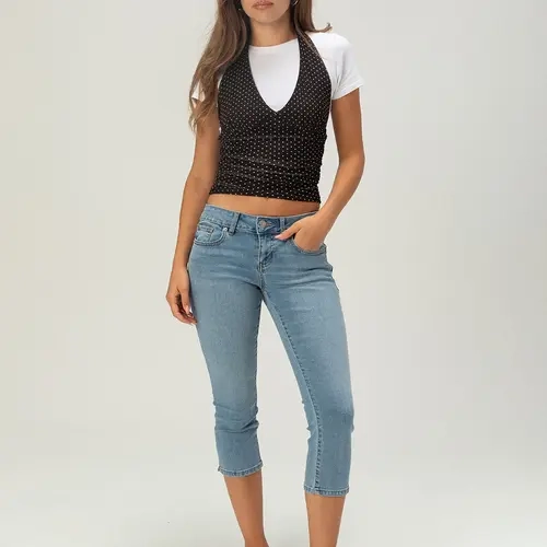 RSQ Womens Low Rise Capri Jeans