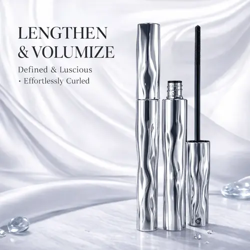 Natural makeup finish, smudge-proof, lightweight texture, mascara base makeup case, tube-shaped waterproof long-lasting curling mascara makeup case.