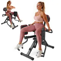FLYBIRD Series HA1 Compact Glutes Exercise Machine - Sturdy Steel Base Home Gym Equipment for Beginners, Desk Workers, Bedroom Use, Hip Abductor & Adductor, 6 Adjustable Resistance Bands, Dual Foot Bar, Dual Modes, Up to 108LBS Resistance