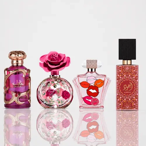 Layaan + Zakat Z19 + Habik Women + Ajwad Pink to Pink — 4 Piece Bundle
