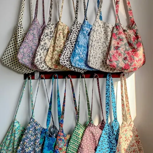 Cute Lightweight Canvas Bag Leopard Print Floral Daisy Spring Summer Student Shoulder Bag, Girls' Casual Crossbody Handbag, Cross Body Bags, Crossbody Purses