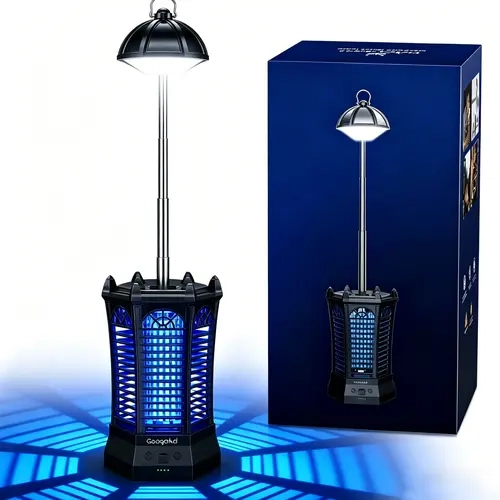 Rechargeable Telescopic LED Light Bug Zapper, Portable Outdoor Bug Zapper Electric Fly Trap for Outdoor Spaces #Summervibes