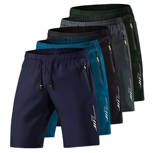 Summer outfits Men’s summer outdoor sports casual loose quick-dry shorts with zippered pockets — comfortable, soft, breathable, suitable for running, fitness, and outdoor activitiessummervibes,father'sdaygifts