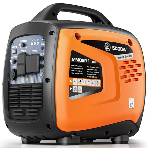 Efurden 5000W Portable Inverter Generator for Home Emergency Backup Power, Super Quiet Small Gas Powered Generator for Camping, RV, Outdoor, Jobsite with ECO Mode, Parallel Capable, EPA Compliant