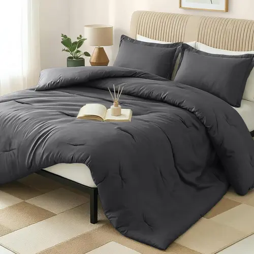 Comforter Set 3 Piece by Utopia Bedding, Bedding Comforters Sets, Down Alternative Soft Bed Set