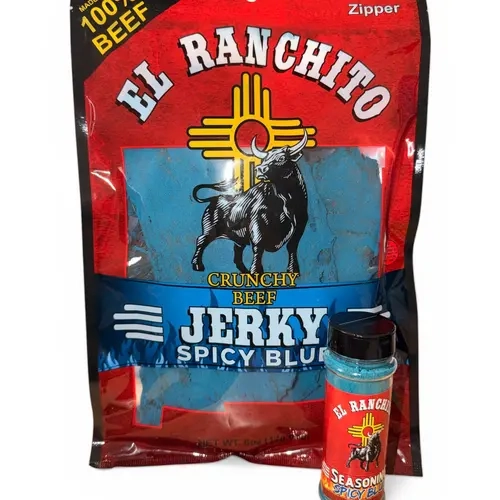 Big Spicy Blue Bundle (6oz Jerky + Seasoning)