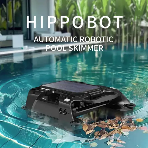 Solar Robotic Pool Skimmer – Automatic Robotic Pool Skimmer, 24/7 Continuous Cleaning, 3H Charge / 18H Runtime, Dual Power (Solar + Battery), 5L Top-Load Filter Basket, Smart Navigation with Sensors tiktokshopspringglowup, Pool Accessories, S summerwins,c