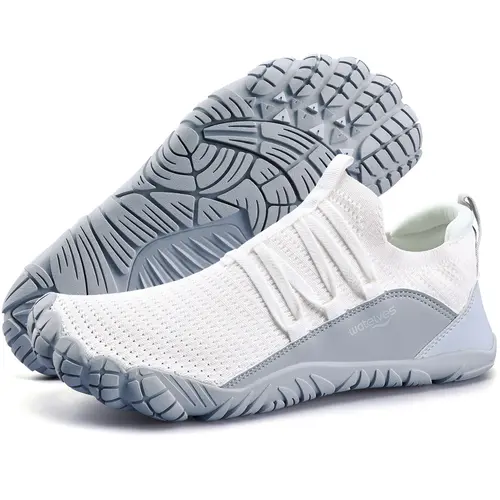 WateLves Barefoot Fabric Water Shoes for Men & Women, Wide Toe Box Slip-on Swimming Shoes, 0 Drop Minimalist Gym Sneakers for Dancing, Parasailing, Pool Use barefoot shoes women
