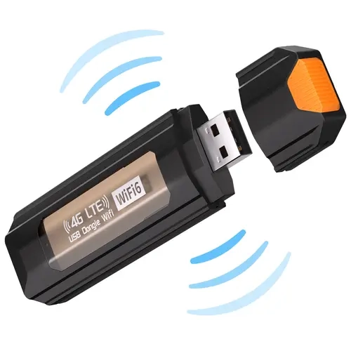 [SIM Card Required] JOYTUTUS 4G LTE WiFi Router — 150Mbps USB Modem (Unlocked) — Portable In-Car WiFi Adapter