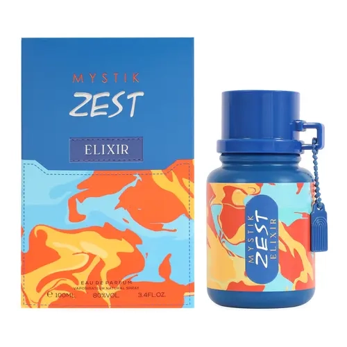 Mystik Zest Elixir Eau De Parfum Vaporisateur Natural Spray for Men and Women 100Ml 3.4fl.oz.