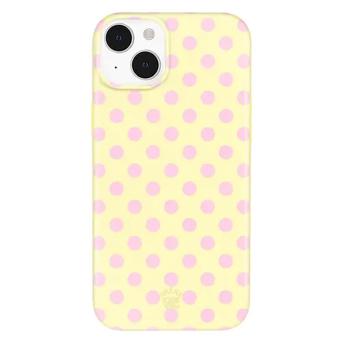 Velvet Caviar Buttercream Polka Dot iPhone Case - Cute Shockproof Wireless Protector for iPhone 18 Pro Max, 18 Pro, 17, 16, 15 & More Smartphone, Cellphone, Handheld Devices Accessories