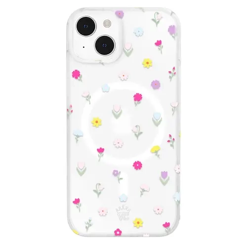 Velvet Caviar Cute Colorful Florals Dreamy Meadow Smartphone Case - Transparent Shockproof Protection Cover, Smartphone Gear for iPhone Users