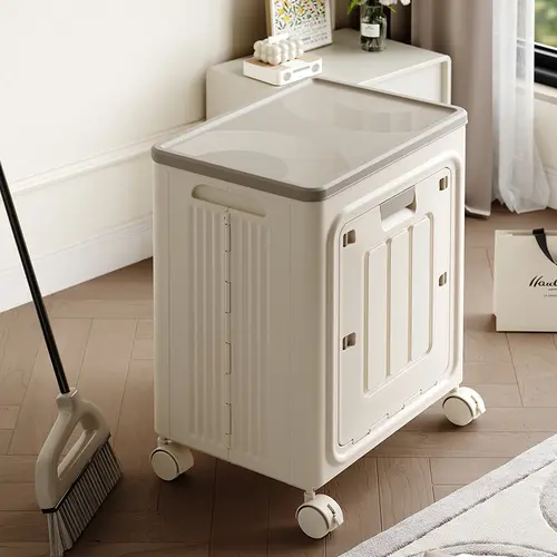 UFORU Laundry Basket with Wheels, Ventilated& Odor-Resistant, Portable Rolling Storage with Lid, SizeDetails in SKU Images, Assembly Guide in Main Image &Description
