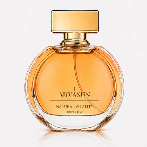 Mivasun Women's Luxury High-End Gourmand Floral EDP Perfume - 3.4oz (100ml) Natural Youth Scent, Floral Fruity Scents, Chemical Free, Jasmine Rose Melon Notes, Long Lasting Daily Wear Spray, Clean Girl Signature, Apply to Pulse Points