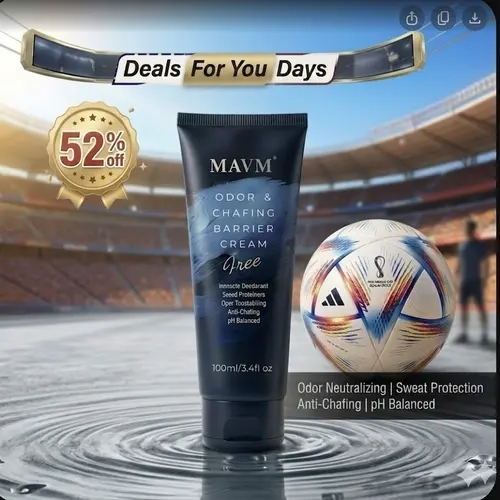 （D）MAVM Men Antiperspirant Deodorant, SummerVibes,Aluminium Free Deodorant Cream, Fresh Woody Citrus Scent, Sweat Protection & Anti-Chafing