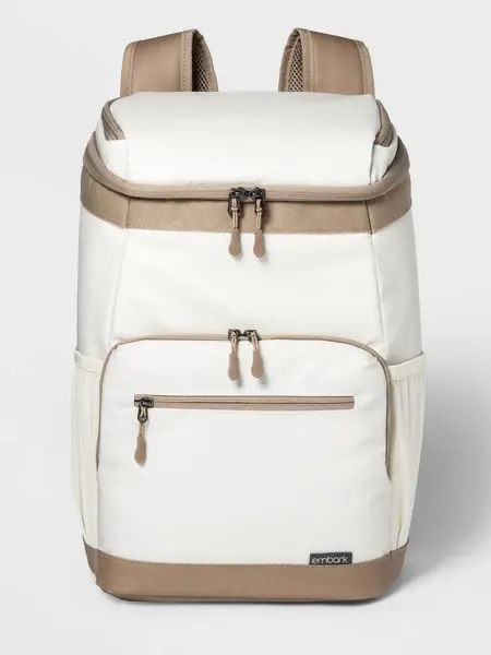 Soft Sided 18qt Backpack Cooler Tan - Embark