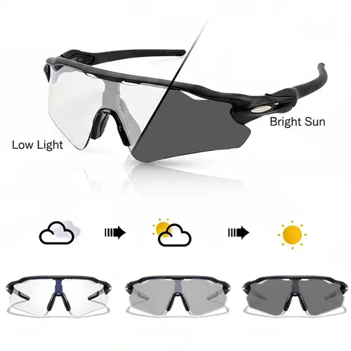 Amzsee TR90 Windproof Polarized Glasses - Lightweight Outdoor Sport Sunglasses, Colorful Lenses, Anti-Ultraviolet, Comfortable Fit, Breathable Design, Unisex Dark-Lensed Anti-Ultraviolet Men's Sunglasses Ideal for Cycling Driving stylish sport uv400 summe