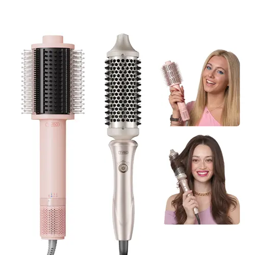 [Live Only] TYMO Blowout Duo - AIRBEAM 4.0 & STYLUX Thermal Hair Styler, Wet & Dry Multi-Functional Styler, Curling Volumizing Straightening Smooth Styling Tool, Frizz Control, Salon Finish Blowout at Home