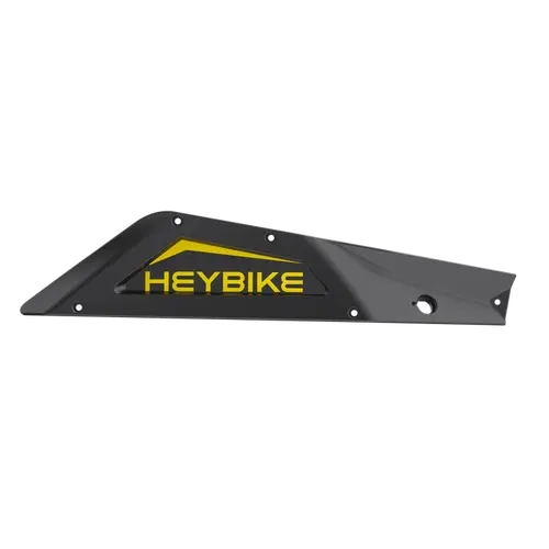 Heybike Villain Black Left & Right Upper Panels - Motorcycle Decoration Accessory, Easy Replacement, Instant Bike Customization, Low-Key Upgrade for Cycling Enthusiasts