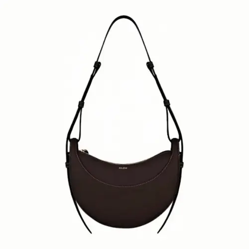 Style Unique Design Half Circle Bag, Minimalist Crescent Saddle Bag, Fashionable Shoulder Bag, Soft Leather Texture, Crossbody or Underarm, Women's Bag, Crossbody Shoulder Purse, Crossbody Handbag, Fashion Crossbody Bags