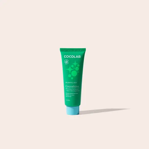 COCOLAB Cocoshine Whitening Travel Toothpaste - 1 oz TSA-Friendly, Mineral-Powered, Enamel Support, Dual-Action Whitening, Gentle Formula, No Fluoride or Sulfates