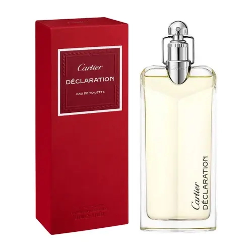 Cartier Déclaration Eau de Toilette 3.3 oz for Men, Woody Fragrance with Pepper-Ginger Kick, Single Item