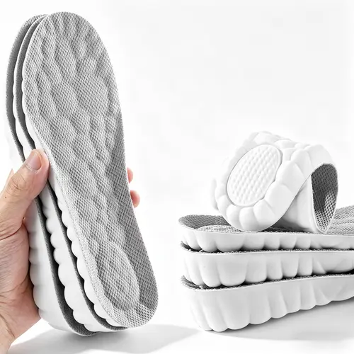 Height Increase Insoles for Men Wowen, 4D Soft Memory Foam Insoles Shoe Inserts for Heel Lifts Shock Comfort Steppers Height Increase Insole