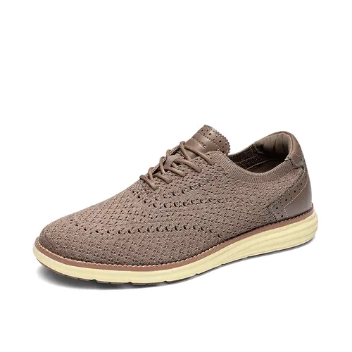 BRUNO MARC Men's Closed Oxfords - Business Casual, Low-Cut, Lightweight, Lace-Up Mesh Office Shoes, Back to School Footwear