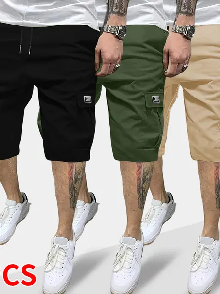Summervibes-Men’s Summer Cargo Shorts – “Fashion” Label, Multiple Pockets, Utility Work Bottoms, Lightweight Breathable Casual Hiking Shorts, Outdoor Army-Style Combat Shorts, Loose Fit for Everyday Wear,father'sdaygifts