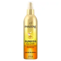 Pantene Sunkiss Glow Multitasking Spray, UV Hair Protection, Repairs Damage, Leave-In Conditioning Treatment, 5.7 oz