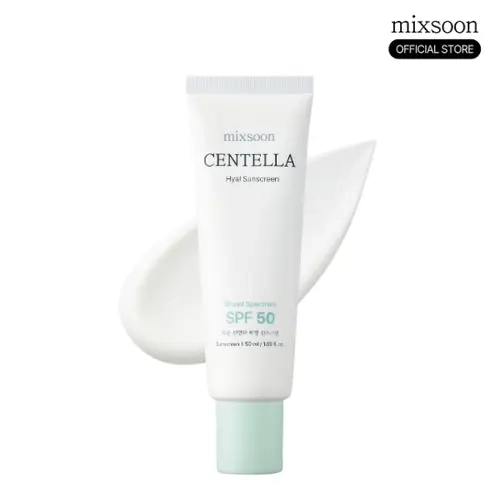 [mixsoon Official] Centella Hyal Sunscreen 50ml - Lightweight Hydrating UV Protection Skincare
