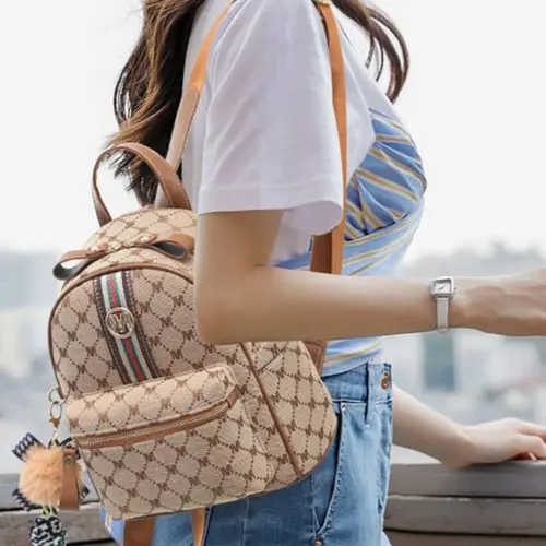 Women's Casual Backpack, Durable Fabric, Zip Closure, Multi-Compartment Design, Ideal for School, Work, Travel, Professional Laptop Bag, Backpacks for School, Casual Daypack Backpacks, Casual College Backpack, Everyday Backpack, Business Travel Daypack