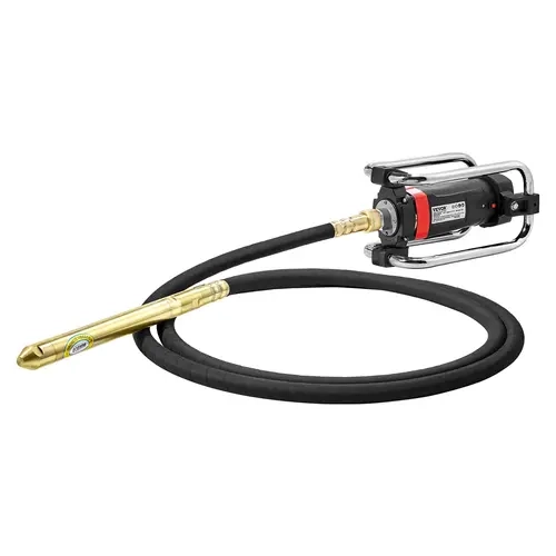 【toolupgrade】VEVOR Handheld Concrete Vibrator Tool with Grip, 1300W 2HP Copper Motor, 16000 RPM, 14.75ft/4.5m Shaft, Portable Pencil Tool for Efficient Concrete Compaction, Enhanced Vibrational Transfer & Effortless Operation
