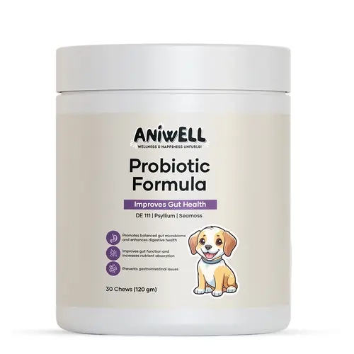 Aniwell Probiotics Formula: Powered by Moringa, DE111, SeaMoss, & Mixed Tocopherols