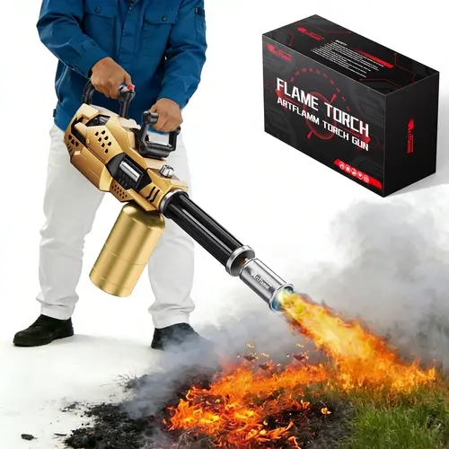 ARTFLAMM Weed Torch Propane Burner Blow Torch Weed Burner with Adjustable Flame for Weeding,Melting Ice,Charcoal Starter(Fuel Cylinder Not Included) #toolupgrade