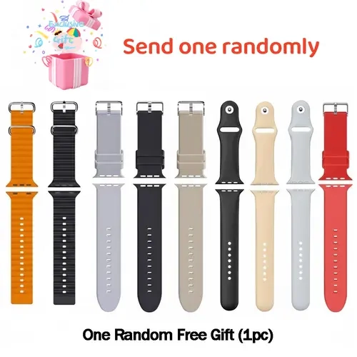 Watch Band Replacement Strap Unisex 1PC - Adjustable Fit, Buckle Closure, Durable Fashion Accessory for Everyday Wear, Single Piece (Color Selected by Seller, Not for Sale by Color Choice)