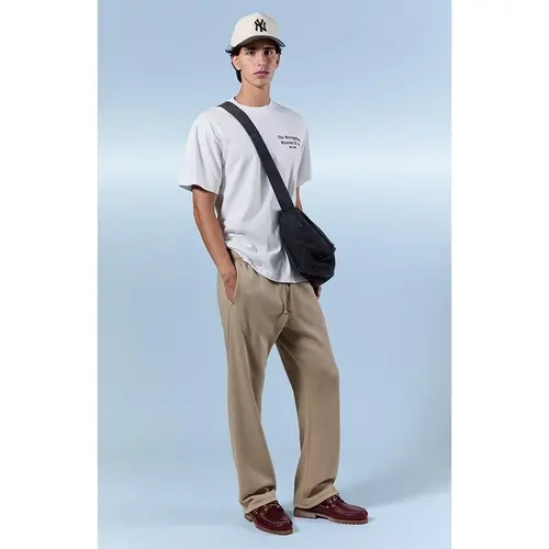 Pacsun Men's Tan Johnny Fleece Straight Sweatpants