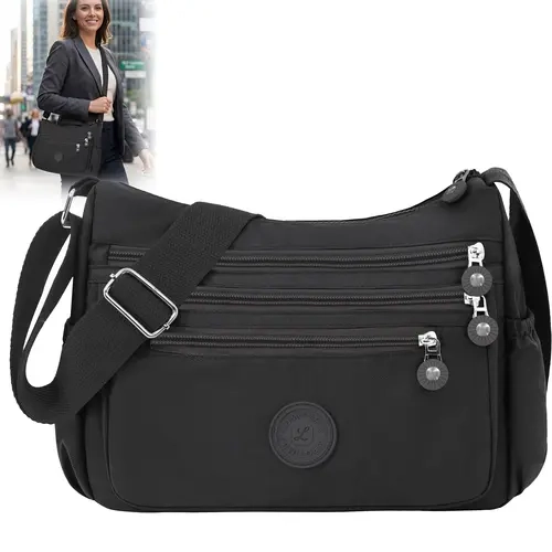 Nylon Travel Purses Anti Theft Crossbody Bag Purses for Women Waterpoof Shoulder Purse Multi-layer Pockets as gifts,Stylish, Waterproof, Mother's Day Gift, Birthday Gift