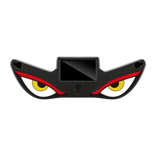Animated Devil Eye Solar LED Car Light - Wireless No-Drill Solar & USB Powered, Energy-Saving LED Beads, Waterproof Automotive Window Mount, Universal for Windshield/SUV Truck, Car Interior Decoration Ornament