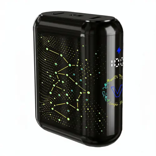 5000mAh 22.5W High-Speed Chargeable Compact Portable Power Bank 2026, with Cables, LED Indicator & Starry Sky Neon Lighting Effects, Mobile Smartphone Devices Accessory, EDC Gear Travel Essential Gift