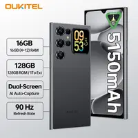 2026 Dual Screen OUKITEL C62 Unlock Smartphone, 1.81" Smart Rear Display,  16(4+12) GB RAM + 128 GB ROM , Octa-Core Cellphone, 6.88" HD + 90Hz Screen, 5150 mAh Battery, 13 MP + 5 MP Camera, Android System, Dual SIM/OTG/GPS/T-Mobile