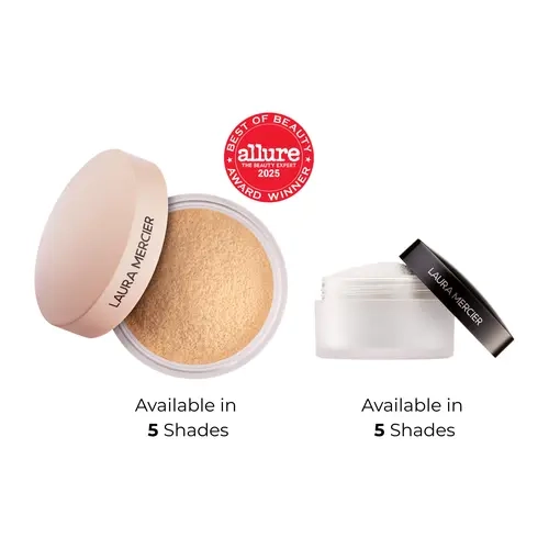 Laura Mercier Double Set Bundle: Translucent Loose Setting Powder + Secret Brightening Color Correcting Under Eye Powder Duo - Ultra Blurring Powder, Makeup Set